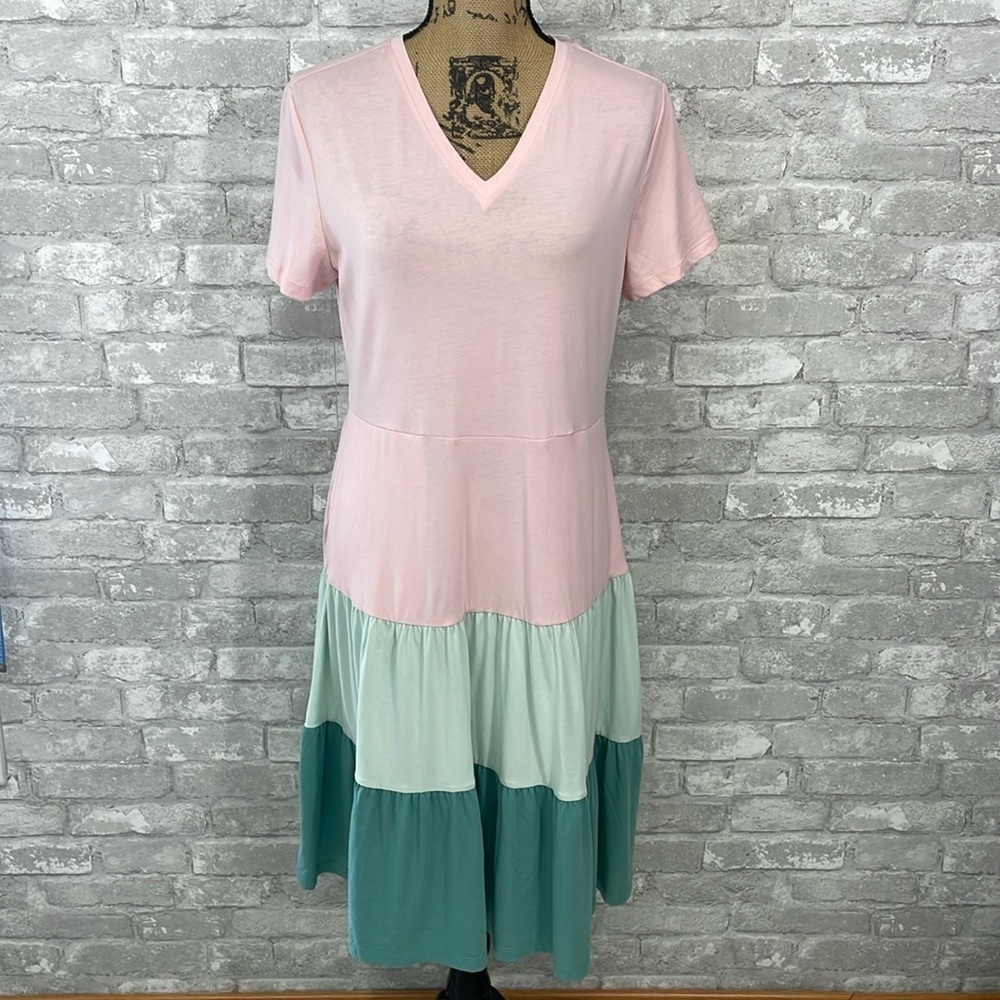 Lands Ends Colorblock Dress
